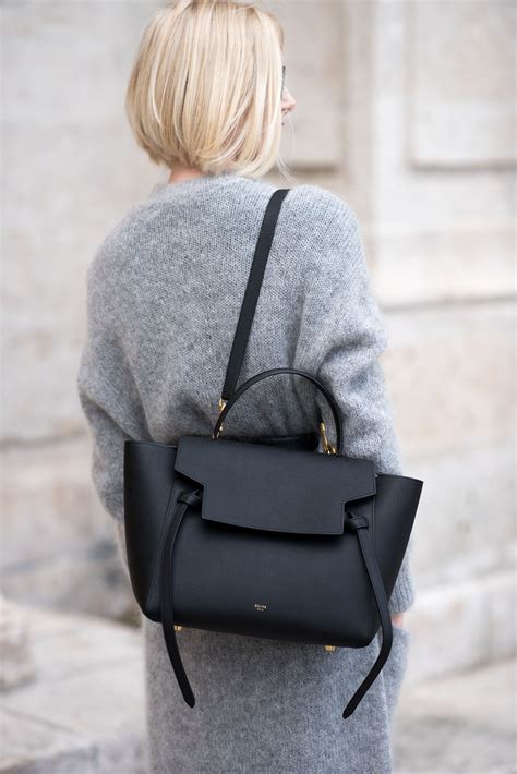 celine belt bag street style.